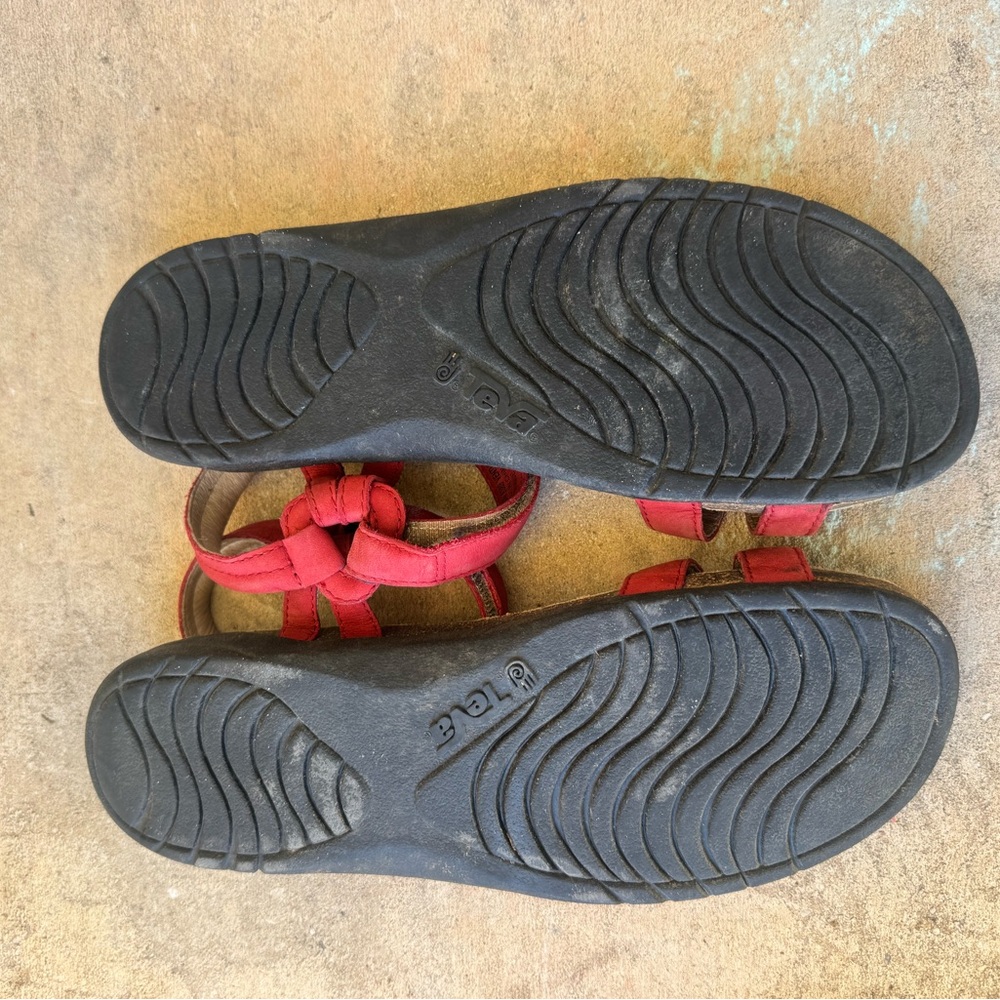 Red Teva - Women's Sandals - Picture 3 of 6